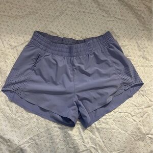Athleta Purple Hustle 3” Athletic Shorts